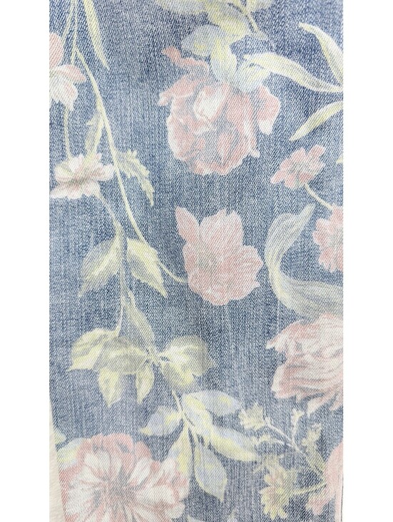 Seven7 Denim - Seven 7 Cropped Jeans 6 Womens Light Blue Floral Print Starlette Crop New
